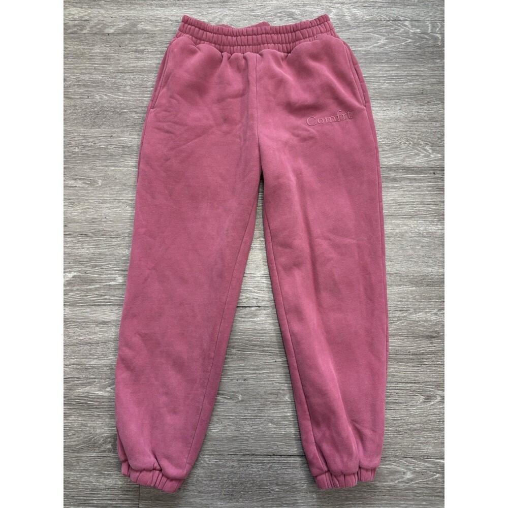 Comfrt Minimalist Sweatpants Joggers Limited Edition Berry Size Medium